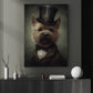 Cairn Terrier In Suit Style, Victorian Dog Canvas Painting, Victorian Animal Wall Art Decor, Poster Gift For Cairn Terrier Lovers