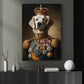 Gentlemen Golden Retriever, Victorian Dog Canvas Painting, Victorian Animal Wall Art Decor, Poster Gift For Gentlemen Golden Retriever Lovers