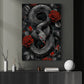 The Magic Of Snakes, Snake Canvas Painting, Gothic Wall Art Decor, Poster Gift For Snake Lovers