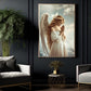 Graceful Angel Canvas Painting, Beautiful Guardian Angel Wall Art Decor, Poster Gift For Angel Lovers