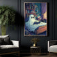 Halloween Boo Canvas Painting, Bedtime Boo Wall Art Decor, Spooky Season Poster Gift For Ghost Lovers