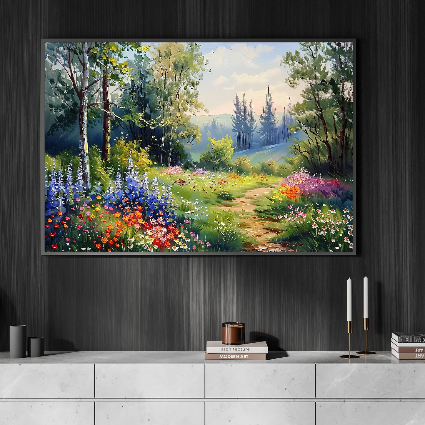 The Beauty Of The Wild, Whispers Canvas Painting, Modern Wall Art Decor, Poster Gift For Landscapes Lovers