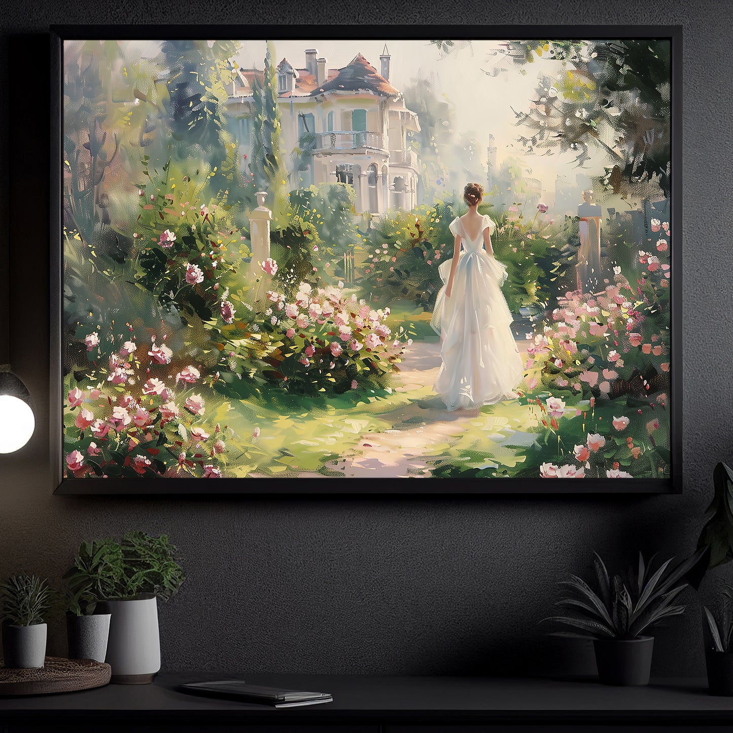 A Bride’s Journey, Victorian Canvas Painting, Modern Wall Art Decor, Princess Poster Gift