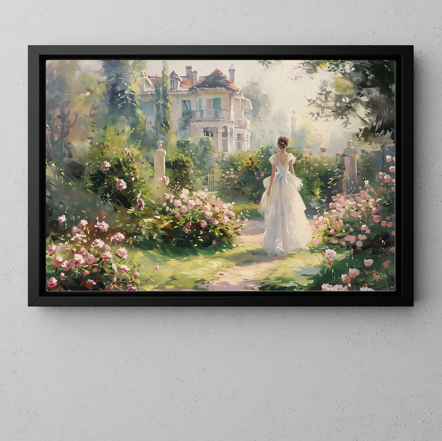 A Bride’s Journey, Victorian Canvas Painting, Modern Wall Art Decor, Princess Poster Gift