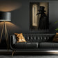 Halloween Plague Doctor Canvas Painting, Gothic Dark Doctor Wall Art Decor, Spooky Season Poster Gift