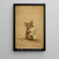 Cute Mouse Toilet Canvas Painting, Tiny Mouse On Toilet Paper Duty Bathroom Wall Art Decor, Restroom Poster Gift For Mouse Lover