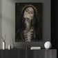 Halloween Creepy Nun Canvas Painting, Gothic Nun Skeleton Wall Art Decor, Spooky Season Poster Gift