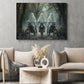 Halloween Ghost Riding Motocross Canvas Painting, Ghost Riders Never Die Wall Art Decor, Spooky Season Poster Gift For Dirt Bike Lover
