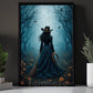 Halloween Cowgirl Witch Canvas Painting, Wicked In The Wild West Wall Art Decor, Spooky Season Poster Gift For Cowgirls, Witch Lover
