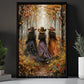 Halloween Three Cowgirl Witches Canvas Painting, Boots, Wild West Witches Ride Together Wall Art Decor, Fall Spooky Season Poster Gift For Cowgirls, Witch Lover