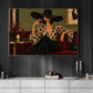 Modern Woman Canvas Painting, Elegant Woman Drinking Wine Wall Art Decor, Poster Gift