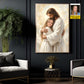 Personalized Jesus Hugging You Canvas Painting, In The Arms Of Jesus Wall Art Decor, Poster Gift For Christians