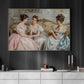 A Graceful Assembly, Victorian Queen Canvas Painting, Modern Wall Art Decor, Queen Poster Gift