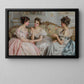 A Graceful Assembly, Victorian Queen Canvas Painting, Modern Wall Art Decor, Queen Poster Gift