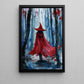 Whispers In The Blue Forest, Witches Canvas Painting, Spooky Season Wall Art Decor, Halloween Poster Gift For Witch Lovers