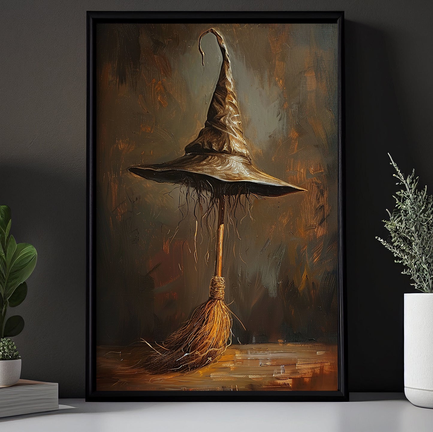 A Witch's Legacy, Witches Canvas Painting, Spooky Season Wall Art Decor, Halloween Poster Gift For Witch Lovers