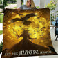 Let The Magic Begin, Witches Fleece Blanket - Sherpa Blanket, Halloween Blanket Gift For Witch Lovers