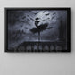 Halloween Skeleton Ballet Canvas Painting, The Bone Ballerina Wall Art Decor, Spooky Season Poster Gift For Skeleton Lovers, Ballet Lovers
