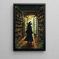 The Witch's Study, Witches Canvas Painting, Spooky Season Wall Art Decor, Halloween Poster Gift For Witch And Book Lovers