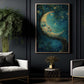 Dreaming in the Moon's Embrace, Whispers Canvas Painting, Modern Wall Art Decor, Poster Gift For Landscapes Lovers