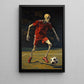 Skeleton Soccer, Soccer Canvas Painting, Spooky Season Wall Art Decor, Halloween Poster Gift For Soccer Lovers, Soccer Boys