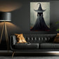 The Enigmatic Witch, Witches Canvas Painting, Spooky Season Wall Art Decor, Halloween Poster Gift For Witch Lovers