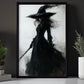 Silent Shadows, Witches Canvas Painting, Spooky Season Wall Art Decor, Halloween Poster Gift For Witch Lovers