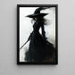 Silent Shadows, Witches Canvas Painting, Spooky Season Wall Art Decor, Halloween Poster Gift For Witch Lovers