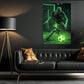 Zombie’s Penalty Kick, Soccer Canvas Painting, Spooky Season Wall Art Decor, Halloween Poster Gift For Soccer Lovers