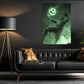 Zombie’s Defensive Header, Soccer Canvas Painting, Spooky Season Wall Art Decor, Halloween Poster Gift For Soccer Lovers