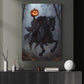 The Headless Horseman's Ride, Horse Canvas Painting, Spooky Season Wall Art Decor, Halloween Poster Gift For Horse Riding Lovers