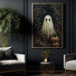 Interesting Halloween Canvas Painting, Forest Ghost Season Wall Art Decor, Halloween Poster Gift For Ghost Lovers