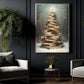 Christmas Canvas Painting, The Christmas Tree of Literature Wall Art Decor, Xmas Poster Gift