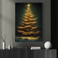 Interesting Christmas Canvas Painting, Glowing Christmas Tree Wall Art Decor, Xmas Poster Gift