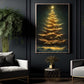 Interesting Christmas Canvas Painting, Glowing Christmas Tree Wall Art Decor, Xmas Poster Gift