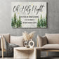 Christmas Canvas Painting, Oh Holy Night Wall Art Decor, Xmas Poster Gift For Christian Lovers