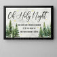 Christmas Canvas Painting, Oh Holy Night Wall Art Decor, Xmas Poster Gift For Christian Lovers