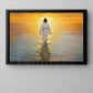 Interesting Jesus Canvas Painting, Jesus On The Beach At Dawn Wall Art Decor, Poster Gift For Christian Lovers