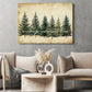 Christmas Canvas Painting, A Pine Tree Christmas Wall Art Decor, Xmas Poster Gift