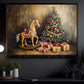 Interesting Christmas Canvas Painting, Nostalgic Noel Wall Art Decor, Xmas Poster Gift