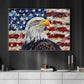 An American Symbol, Eagle Canvas Painting, Wall Art Decor, Poster Gift For Eagle Lovers