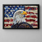 An American Symbol, Eagle Canvas Painting, Wall Art Decor, Poster Gift For Eagle Lovers