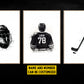 Set Of 3 Personalized Hockey Boy Canvas Painting, Helmet, Player and Hockey Stick, Sport Wall Art Decor, Poster Gift For Hockey Lovers