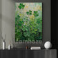 Patrick's Day Canvas Painting, A Symphony Of Clovers Wall Art Decor, Poster Gift For Shamrock Lovers