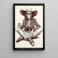 Relax Cowgirl Canvas Painting, Chill Skeleton Cowgirl Wall Art Decor, Poster Gift For Cowgirl Lovers