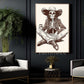 Relax Cowgirl Canvas Painting, Chill Skeleton Cowgirl Wall Art Decor, Poster Gift For Cowgirl Lovers