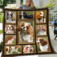Dog Blanket, Baby Cavalier King Charles Spaniel Smile With You Fleece Blanket - Sherpa Blanket Gift For Dog Lovers, Dog Owners