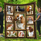 Dog Blanket, Baby Cavalier King Charles Spaniel Smile With You Fleece Blanket - Sherpa Blanket Gift For Dog Lovers, Dog Owners