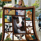Cute Cow Blanket, Cow Fleece Blanket - Sherpa Blanket Gift For Cow Lover