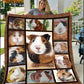 Guineapig Blanket, Guineapig Fleece Blanket - Sherpa Blanket Gift For Guineapig Lover